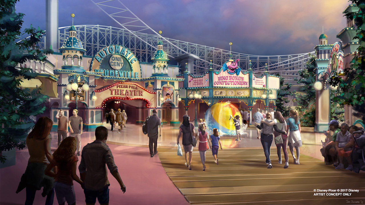 Pixar Pier concept art